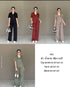 Asymmetrical Button Down Knitted Tops with Pants